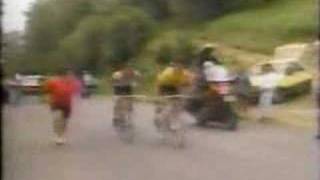 1985 Tour de France  Climb to Luz Ardiden [upl. by Auberbach]