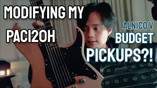 Modifying my Yamaha Pacifica 120H FLEOR ALNICO V PICKUP [upl. by Ytok776]