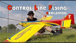 Control Line Airplane Flying Explanation [upl. by Eire]