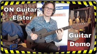 ON Guitars Elster model demo  MIGS 2023 [upl. by Adaminah324]