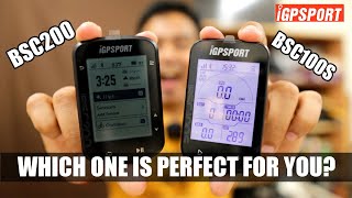 iGPSPORT BSC100S VS BSC200  Which GPS Bike computer Is Perfect For You [upl. by Anividul]