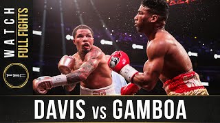 Davis vs Gamboa FULL FIGHT December 28 2019  PBC on Showtime [upl. by Yllatan3]