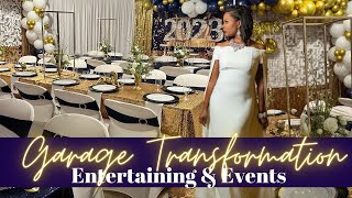 EXTREME GARAGE TRANSFORMATION FOR GRADUATION PARTY GRADUATION PARTY IDEAS 2023 EVENT PLANNING [upl. by Yllaw]