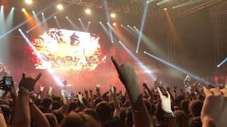 Sabaton  The last stand Praha 432017 LIVE [upl. by Ahseinat741]