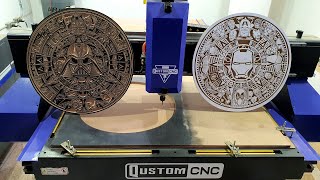 DISEÑO GRATIS CALENDARIO AZTECA DE MARVEL amp STARWARS GRABADO EN V MATERIAL MDF  ROUTER QUSTOM CNC [upl. by Hsirrehc482]