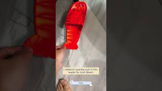 Cubpi used a magic spell to restore the burnt red slipper to its normal state Hilarious video [upl. by Lubin256]