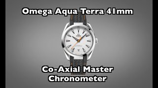 Omega Aqua Terra White 41mm CoAxial Master Chronometer 22012412102002 Review [upl. by Lehrer]