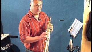 JP043 soprano saxophone demonstration by Pete Long  John Packer Ltd [upl. by Brookhouse]