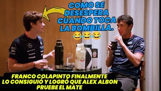 Lo logró Señores Franco Colapinto finalmente lo consiguió que Alex Albon pruebe el mate F1 radio [upl. by Nnairek416]