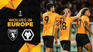 Jimenez Jota and Saiss net in Turin  Torino 23 Wolves  2019 Europa League Highlights [upl. by Teressa]