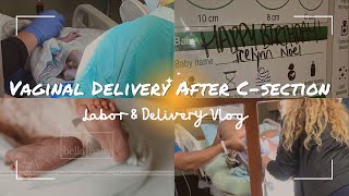 38 Week SUCCESSFUL Vbac  Labor and Delivery Vlog   EMOTIONAL [upl. by Eremehc]