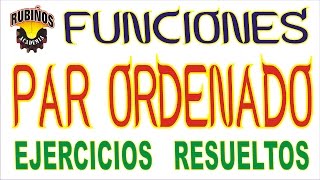 par ordenado  ejercicios y problemas resueltos de álgebra Rubiños [upl. by Irahs694]