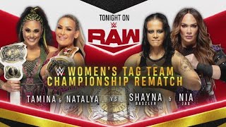 Natalya amp Tamina vs Nia Jax amp Shayna Baszler Full Match Part 12 [upl. by Orest]