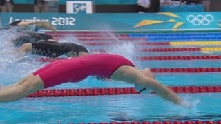 Womens 200m Backstroke SemiFinals  London 2012 Olympics [upl. by Yht]