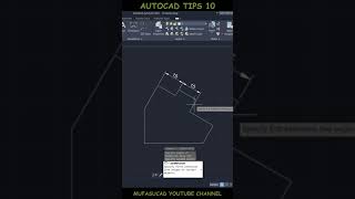 AutoCAD Tips 10 Adding Rotated Dimensions Shorts [upl. by Artimas]