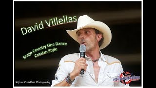 Stage Country Line Dance Catalan Style  With David Villellas  VCF 2019 [upl. by Chloras]