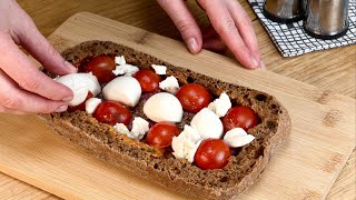 Ich bestelle keine Pizza mehr Der perfekte Snack in 7 Minuten 🔝Rezept [upl. by Kan]