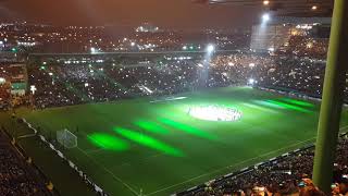 Celtic Vs RB Leipzig Atmosphere New Disco Lights [upl. by Suillenroc]