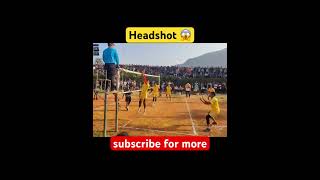 headshort😱🔥😳volleyball viralvideo shortvideo shortsviral volleyballworld shorts sports [upl. by Anaeda690]