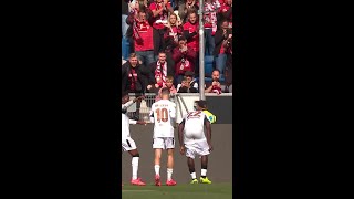 Bonifaces bizarre goal celebration [upl. by Nosnhoj349]