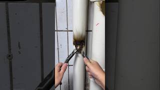 How to fix a burnt pipe 😱 shortsfeed viralvideo viralshort [upl. by Arikahc]