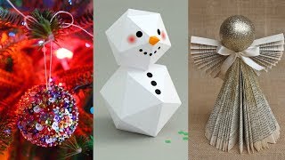 DIY ❤ 15 IDEAS para DECORAR en NAVIDAD ❤ MANUALIDADES para NAVIDAD  HAUNTERMAKE [upl. by Nylinnej]