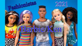 BarbieKen Fashionistas 2021Review  Worth swapping clothesMovable bodies [upl. by Enicul]