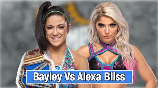 Bayley Vs Alexa Bliss Smackdown Women’s Championship Match Stomping Grounds WWE 2K19 [upl. by Jo-Ann]