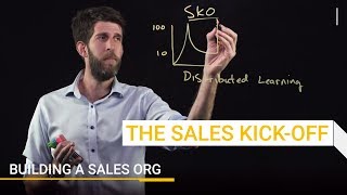 The Science of The Sales Kickoff  Building A Sales Org  Winning By Design [upl. by Onateag]