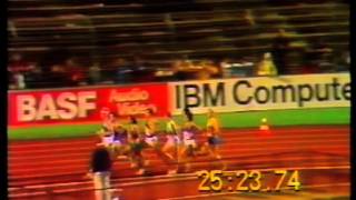 EUROPEAN CHAMPIONSHIPS 1986 10000M FINAL STUTTGART Mats Erixon [upl. by Reube]