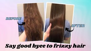 homemade remindies for frizzy free healthy hair  monsoon hair care🌧️  rainy day hair care ☔ [upl. by Htennek777]