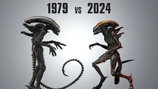 Differences between Xenomorph 1979 vs Romulus Xenomorph 2024 [upl. by Ilyah]