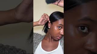 Slick bun tutorial hairtutorial sleekbun slickback [upl. by Gundry]