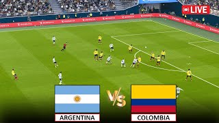 🔴LIVE  ARGENTINA vs COLOMBIA I COPA AMERICA 2024 FINAL MATCH FULL LIVE I eFOOTBALL PES 21 GAMEPLAY [upl. by Naitirb]