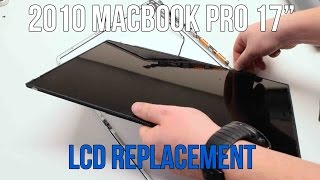 2010 Macbook Pro 17quot A1297 LCD Screen Replacement [upl. by Legyn]