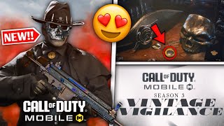 NEW Season 3 Vintage Vigilance Ghost Returns  Detective Theme amp Teasers Cod Mobile S3 [upl. by Gradeigh]