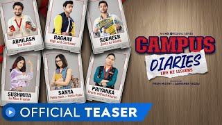 Campus Diaries  Official Teaser  Harsh Beniwal Saloni Gaur and Ritvik Sahore  MX Player [upl. by Elana]