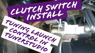 how to wire in clutch switch and setup 2 step antilag launch control in microsquirt or megasquirt [upl. by Nitsir662]