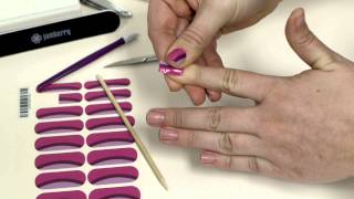 Jamberry Nails Application Video OLD VERSION [upl. by Meekar9]