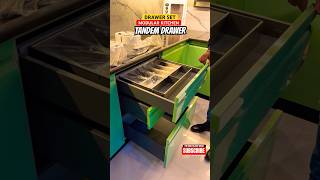 1 kitchen Solution Best fitting in Kitchen Modular kitchen Best Drawer Set Tandem Drawer kitchen [upl. by Crissie812]