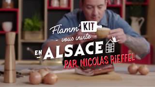 Flammkit vous invite en Alsace  découvrez la recette du flammekueche traditionnel [upl. by Erusaert217]