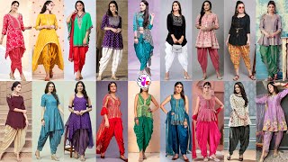 100 Latest Dhoti Salwar Suit Design Ideas for Girls 2024 [upl. by Aihtnyc]