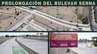 Inauguran la prolongación del bulevar Serna entre Quintero Arce y Quiroga [upl. by Kassel58]