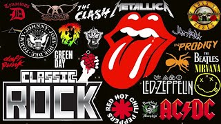 Best Classic Rock Songs 70s 80s 90s 🔥 Guns N Roses Aerosmith Bon Jovi Metallica Queen ACDC U2 [upl. by Gader635]