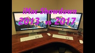 2017 IMac 27 vs 2013 iMac 27 and Review [upl. by Enirehtakyram483]