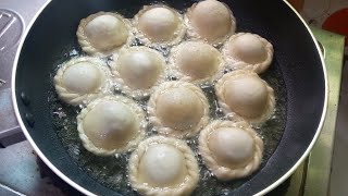 মুরগির মাংসের মচমচে ঝাল পিঠা  jhal pitha recipe  nasta recipe [upl. by Nyar410]