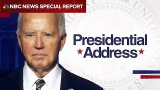 Special report Biden addresses nation after stepping out of 2024 race [upl. by Daveen925]