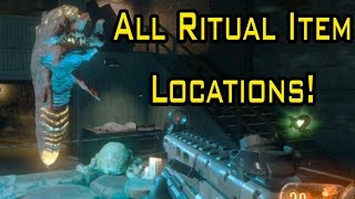 BO3 Shadows of Evil All Ritual Item Locations [upl. by Culbert]