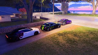 THE CREW MOTORFEST  SRT Len Purple Torch 170 Charger Pt 2 Ft Brick 300 Slattcat amp Cam 2nd Gen Demon [upl. by Obe251]