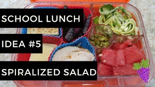 School Lunch Idea 5 Spiralized Salad [upl. by Havot251]